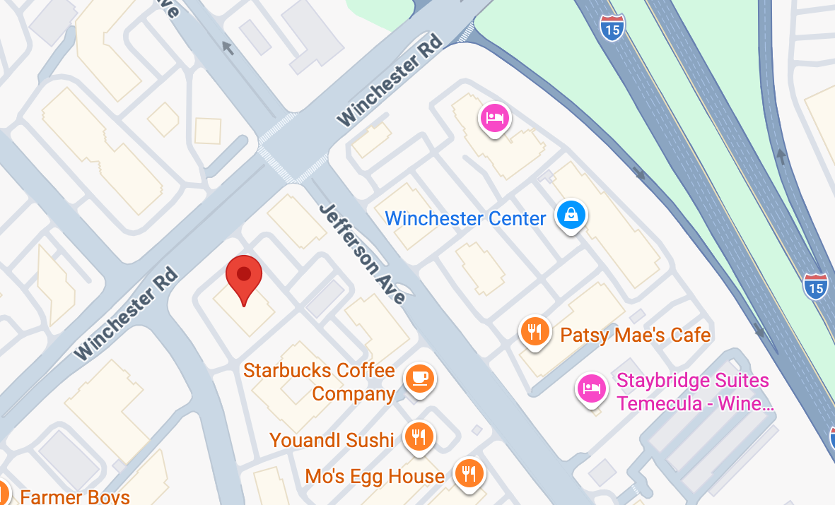 Map of the Law Office of David M. Shore service area